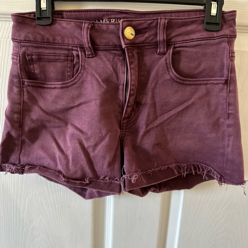 American Eagle Outfitters Purple Jean Shorts